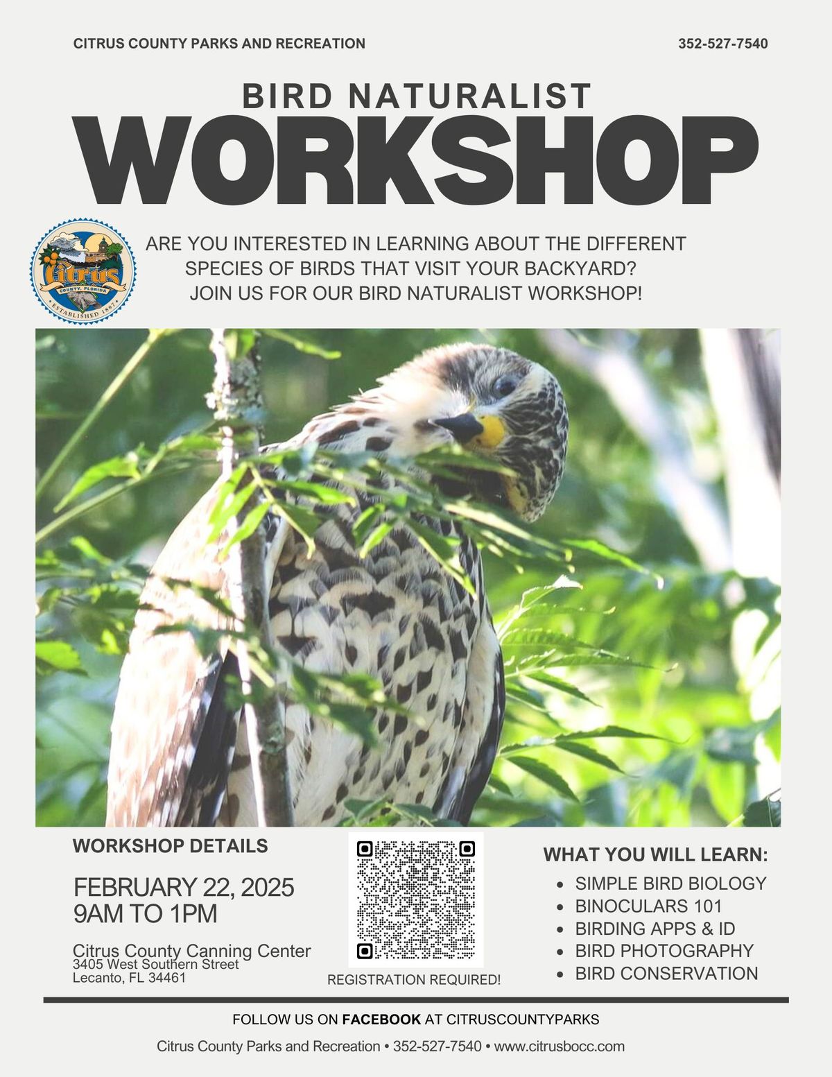 Bird Naturalist Workshop