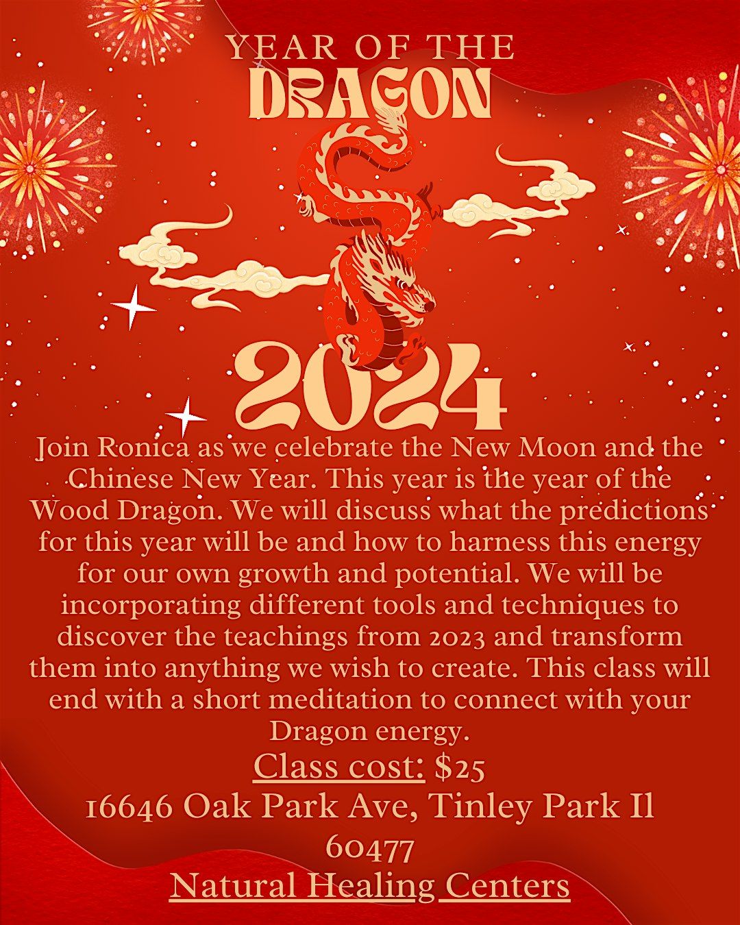 Chinese New Year 2024 Year of the Wood Dragon, 16646 Oak Park Ave