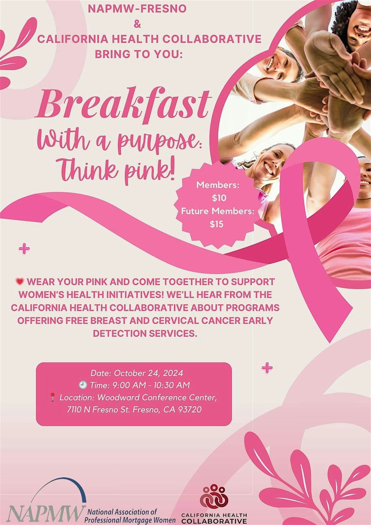 Breakfast with A Purpose, Think Pink!