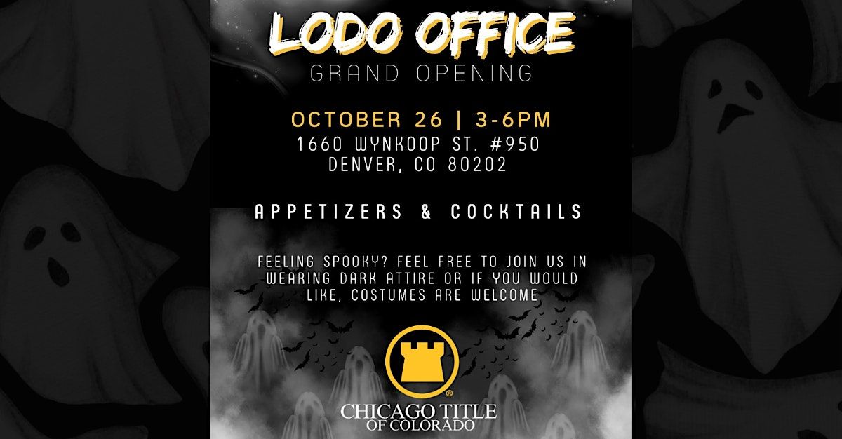 Chicago Title Lodo Office Grand Opening Halloween Party, Chicago Title