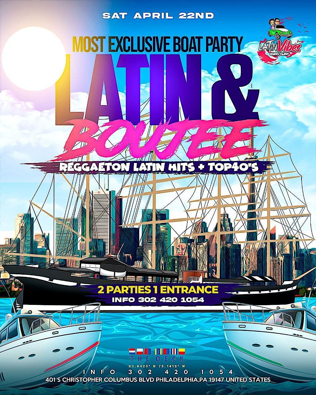 1 NYC YACHT PARTY CRUISE, A NYC Boat Party Experience Tickets, Fri, Aug  16, 2024 at 9:30 PM