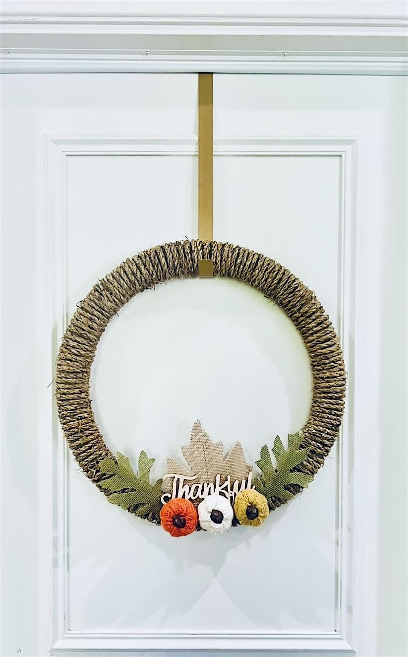 Craft a Fall Wreath - Craft and Sip