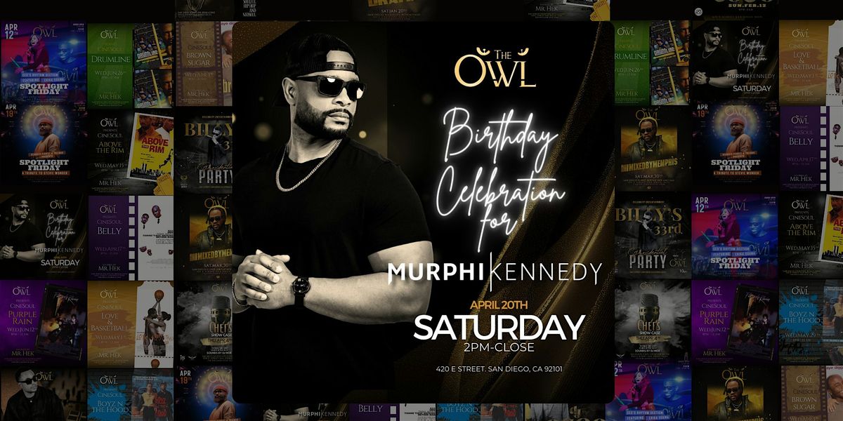 Saturdays at the Owl with DJ Murphi Kennedy