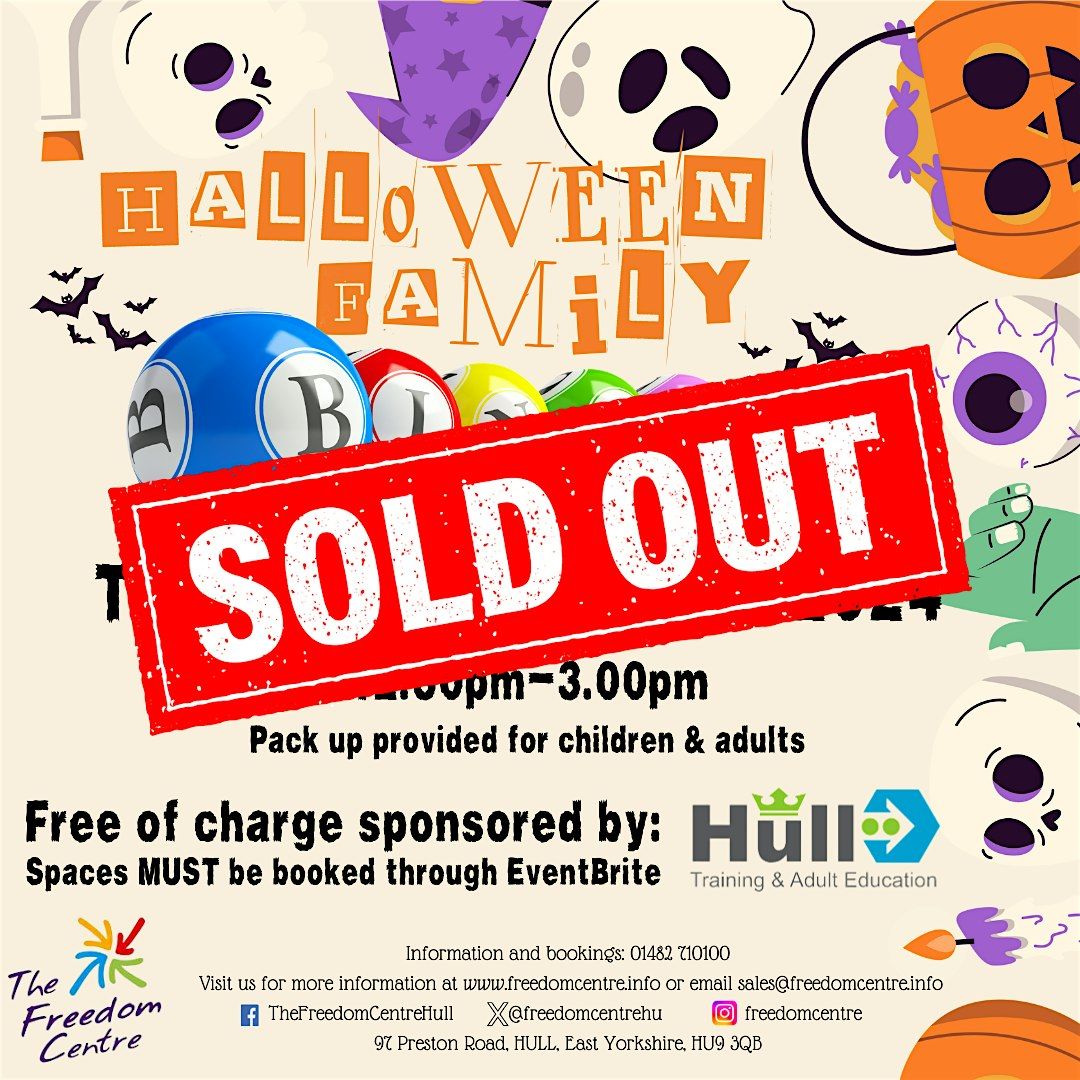 Halloween Family Bingo