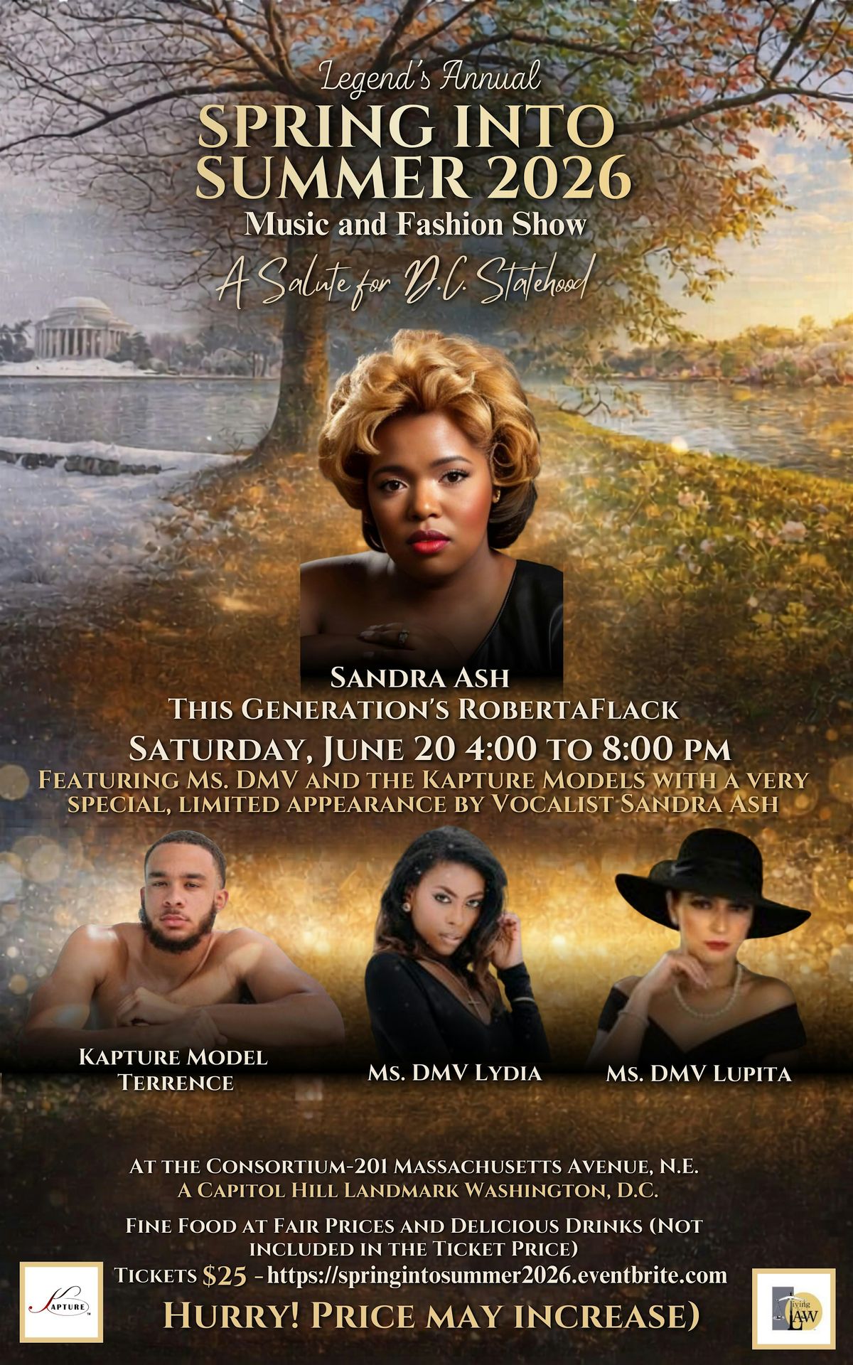 Legend's Annual Spring into Summer - D.C. Statehood Now!