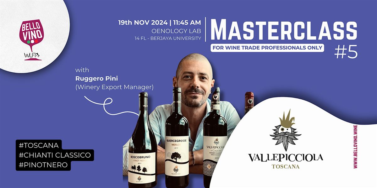 Bello Vino | Italian Wine Masterclass with Vallepicciola