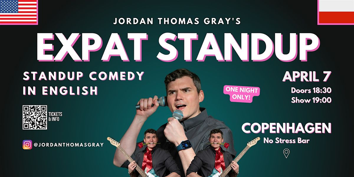 Copenhagen \u2022 Expat Standup Comedy in ENGLISH with Jordan Thomas Gray