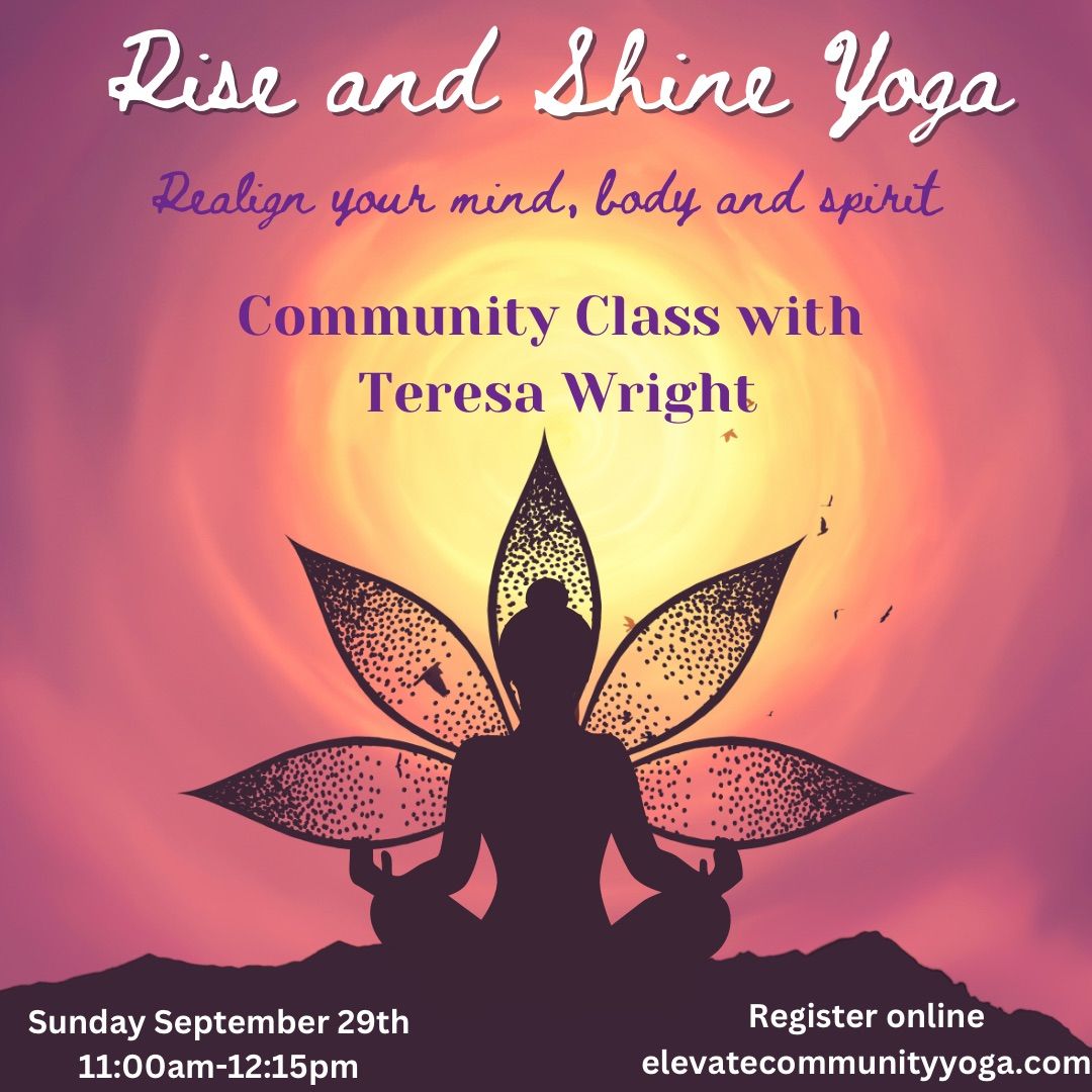 Rise and Shine Yoga with Teresa Wright 