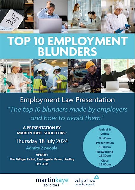 Top 10 Employment Blunders