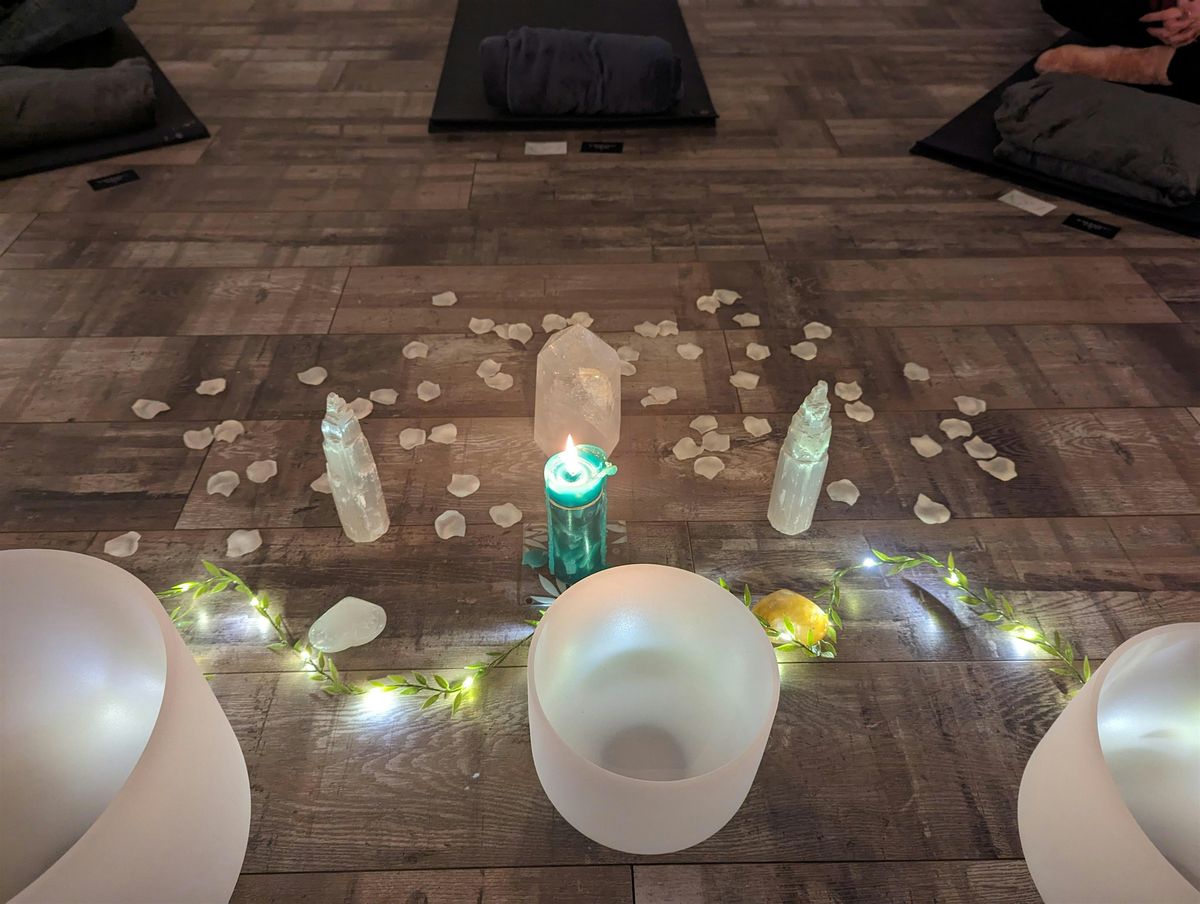 Sound Healing Session with quartz crystal bowls