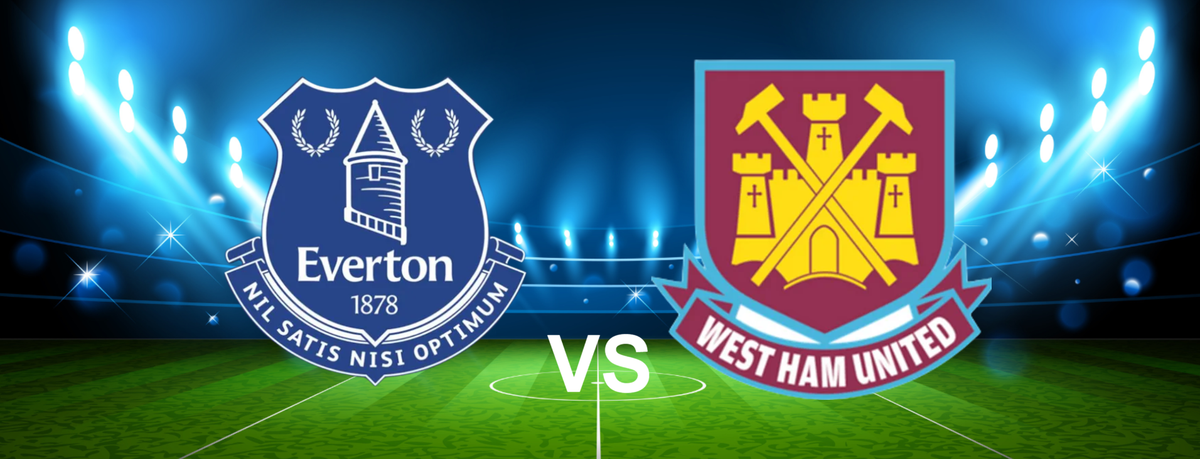 Everton FC vs West Ham United FC at Hill Dickinson Stadium