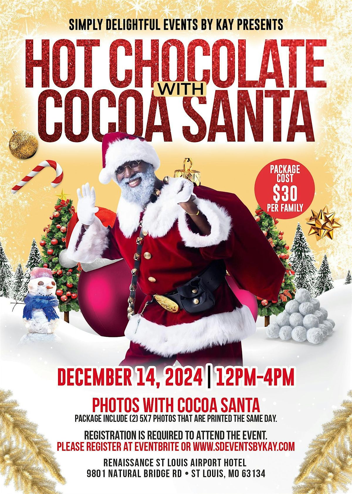 "Hot Chocolate with Cocoa Santa" Holiday Event