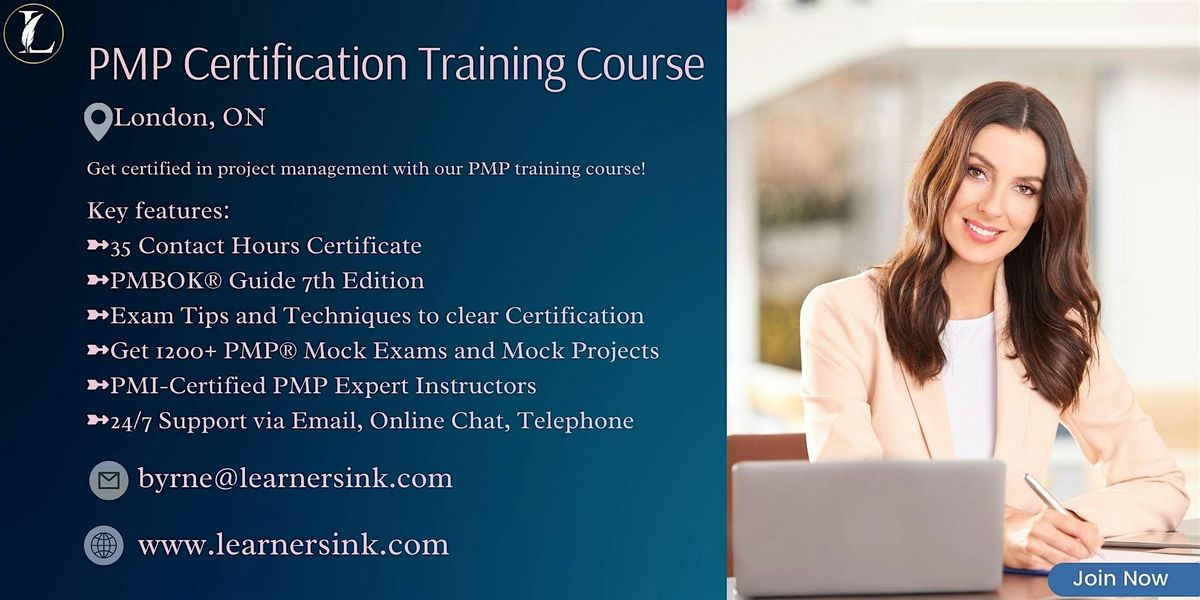 Confirmed 4 Day PMP exam prep workshop in London, ON