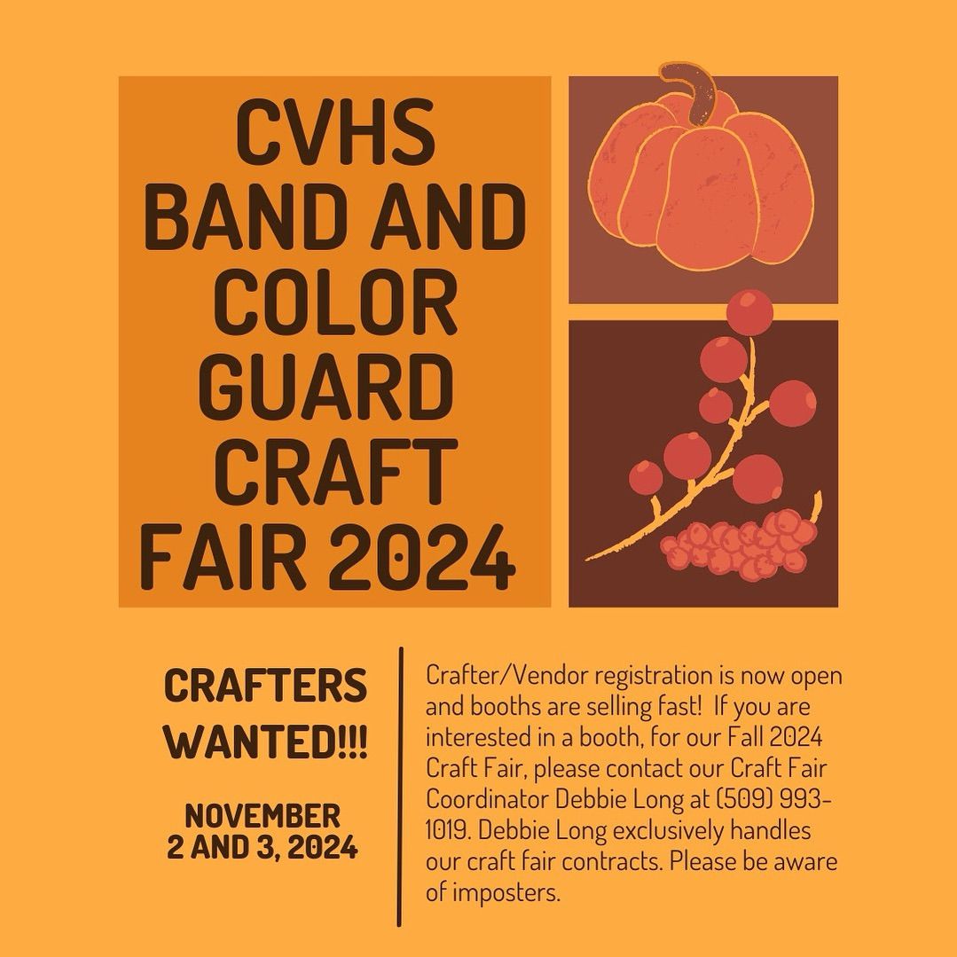 CVHS Band and Color Guard Fall Craft Fair