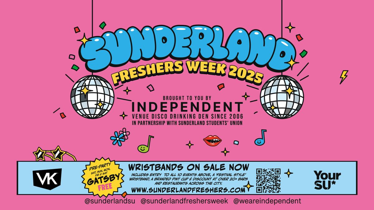 Sunderland Freshers Week 2025