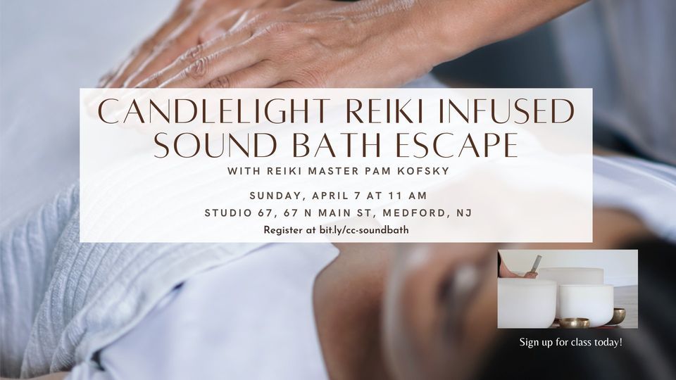 Candlelight Reiki Infused Crystal Bowl Sound Bath