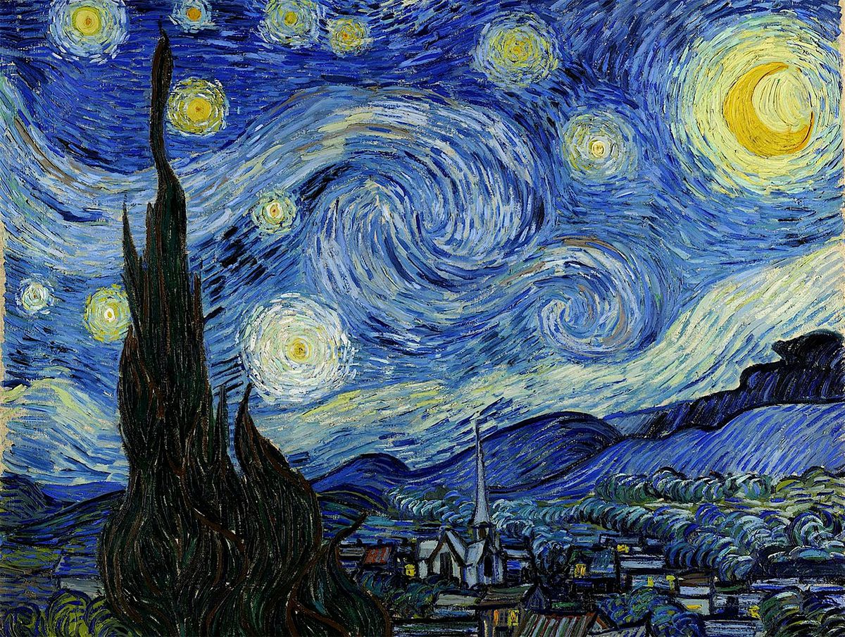 Paint Van Gogh Starry Starry Night @ Brasco Lounge, Liverpool