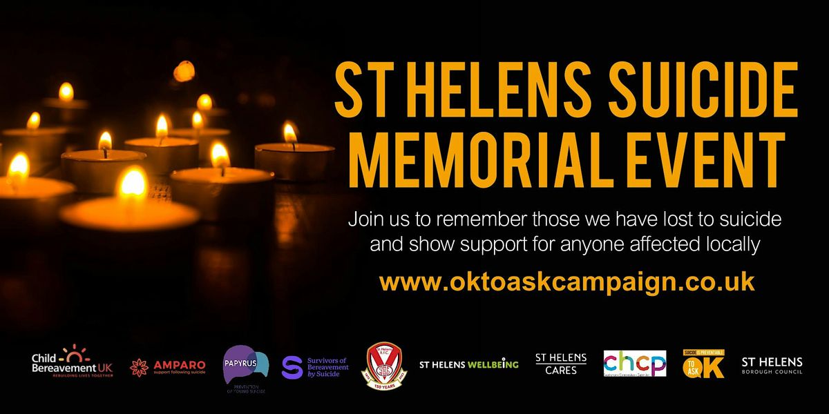 St Helens Suicide Memorial Event