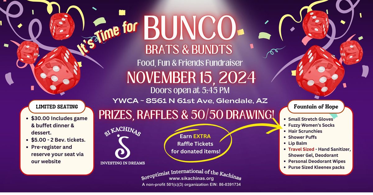 BUNCO, BRATS & BUNDTS