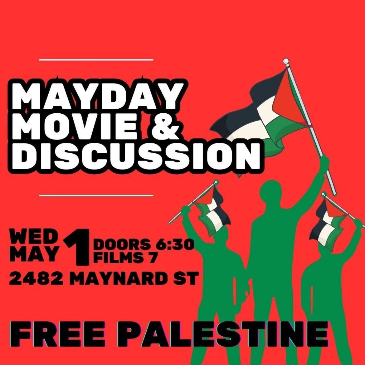 Free Palestine Film Screening & Discussion for May Day