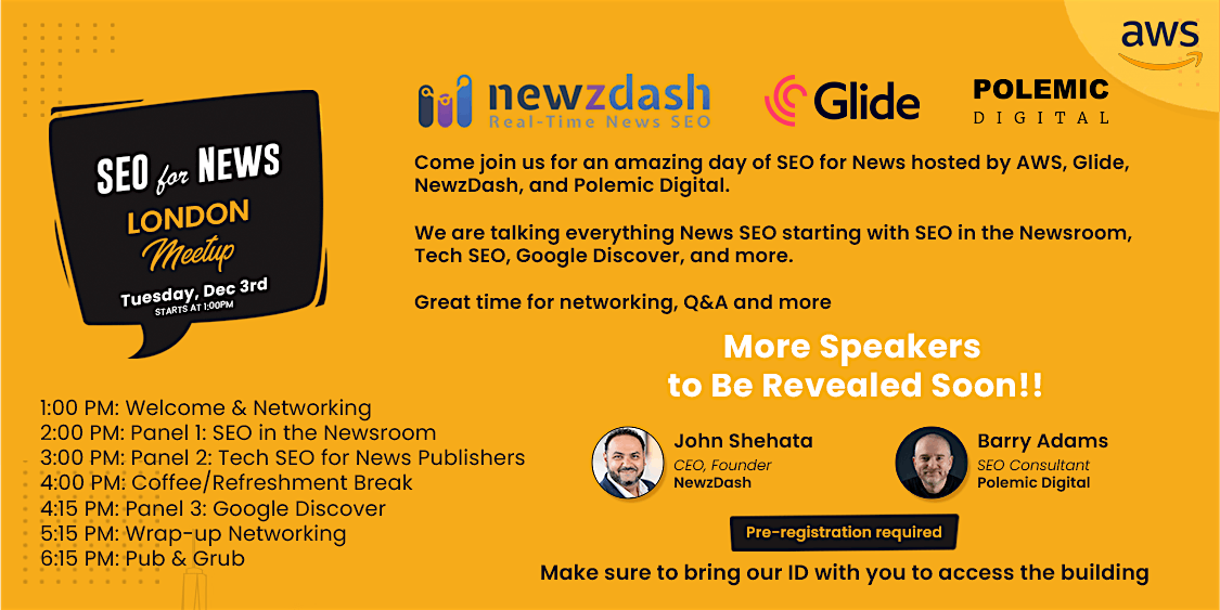 SEO for NEWS Meetup - London