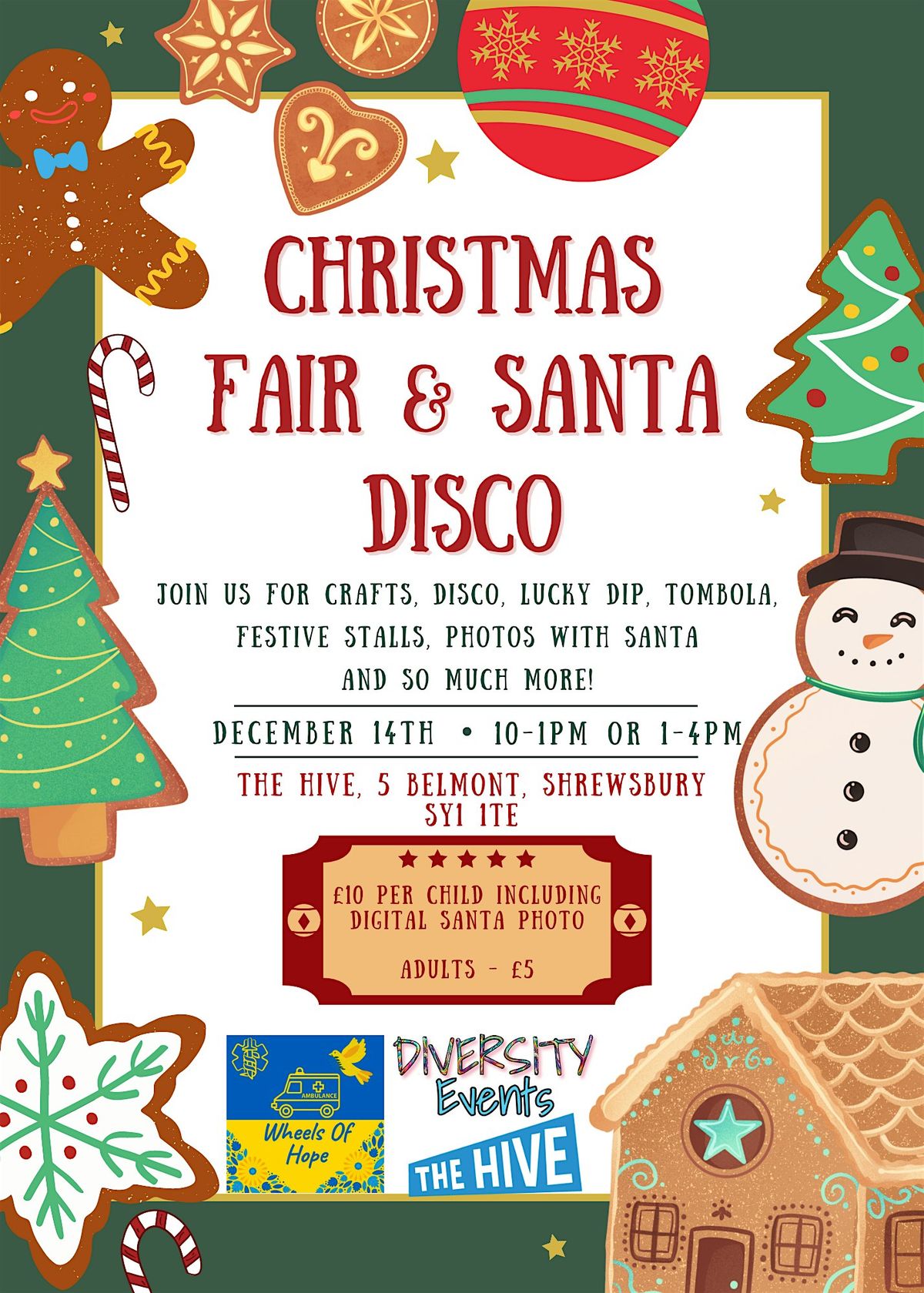 Christmas Fair & Santa Disco @ THE HIVE!