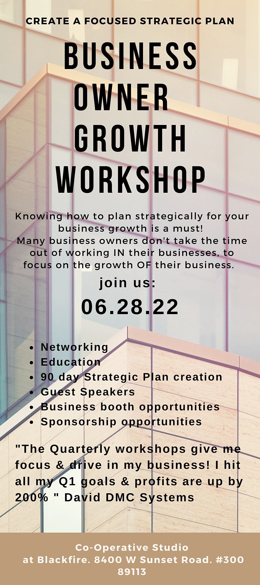Strategic 90 Day Business Planning Workshop