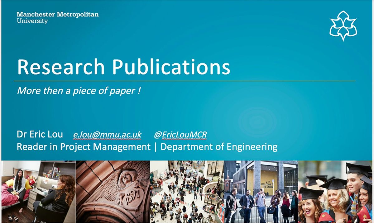 Research Publications: It's more than a paper