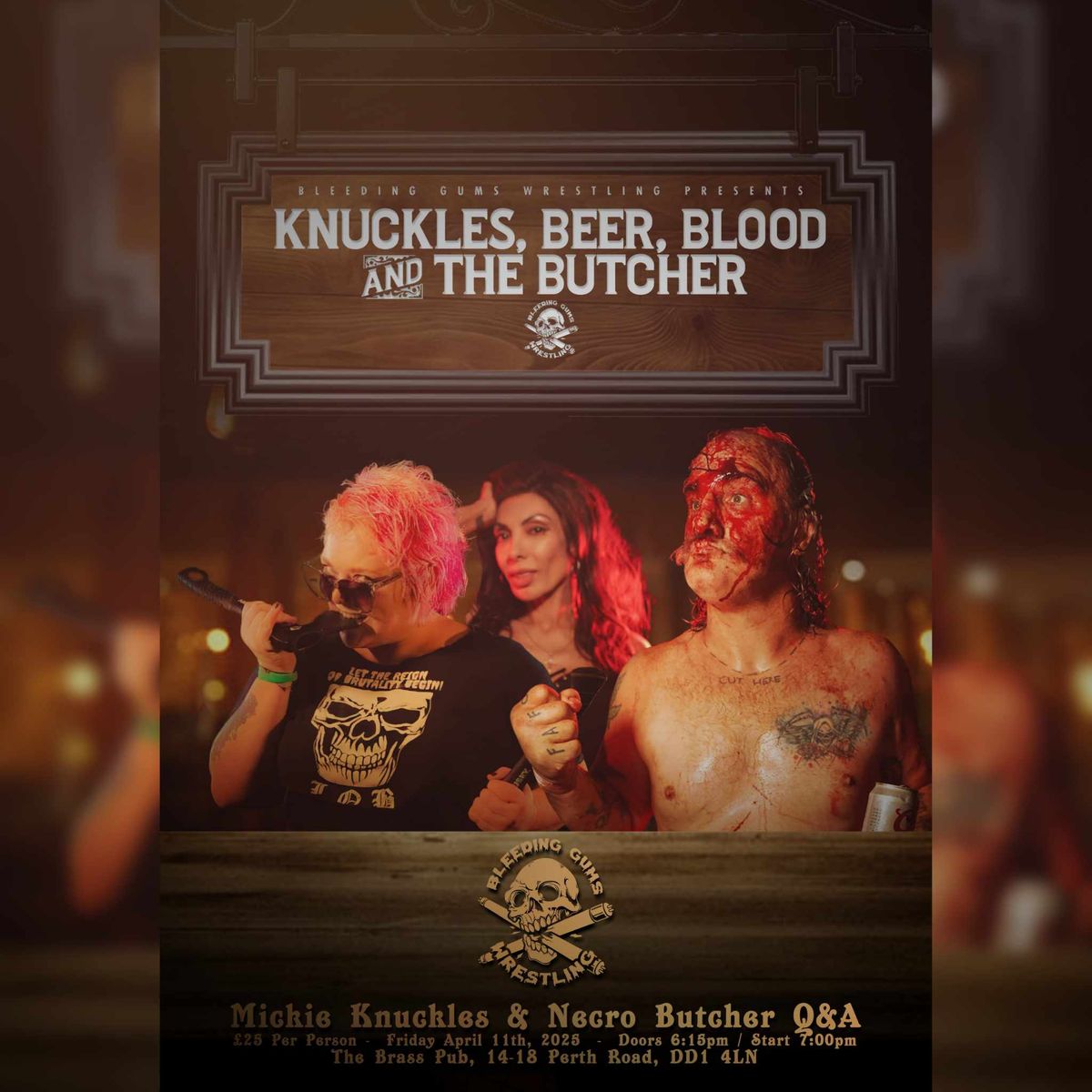 KNUCKLES, BEER, BLOOD & THE BUTCHER - LIVE Q&A