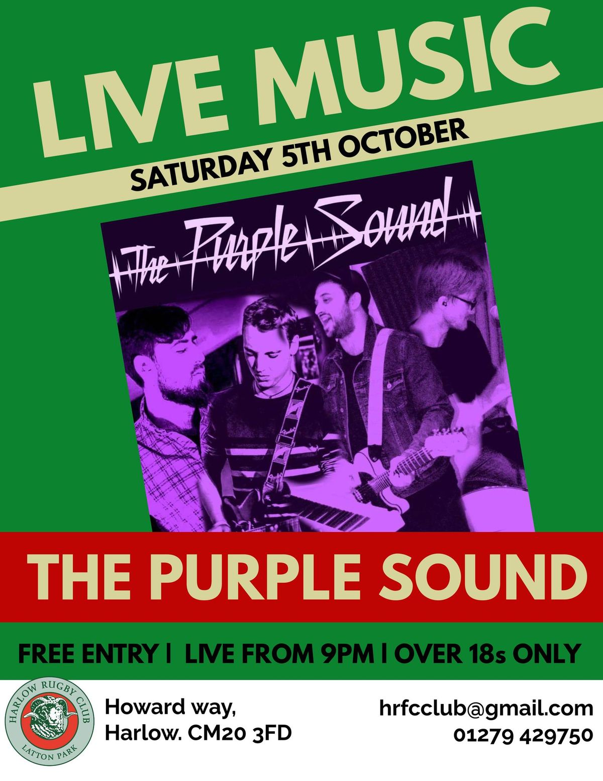 Live Music: The Purple Sound