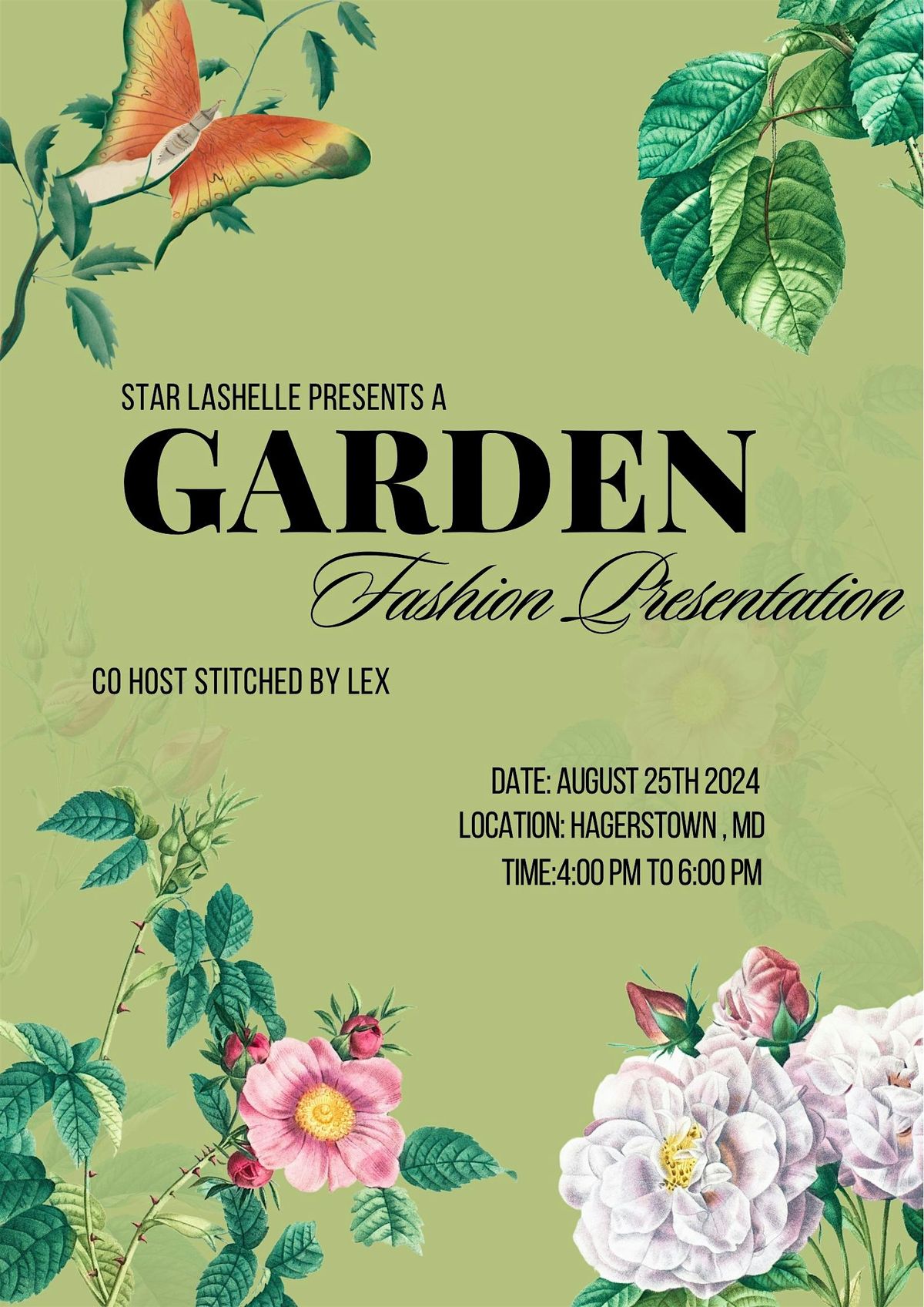 Garden Fashion Show\/Presentation