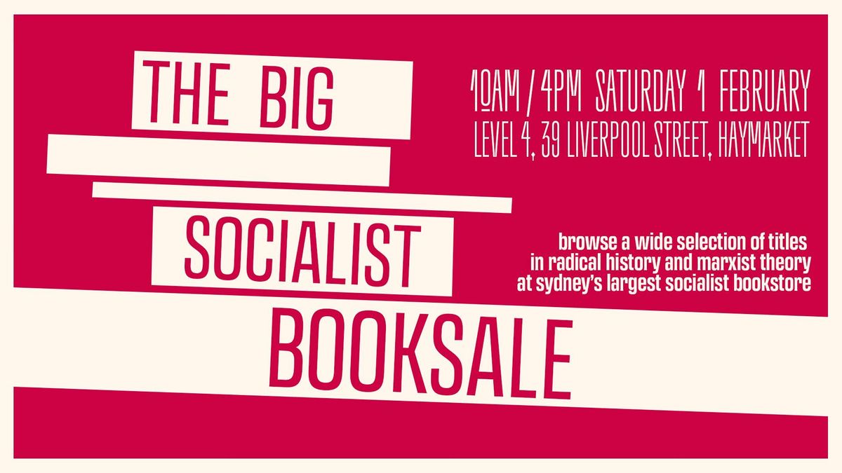 Sydney Socialist Booksale!