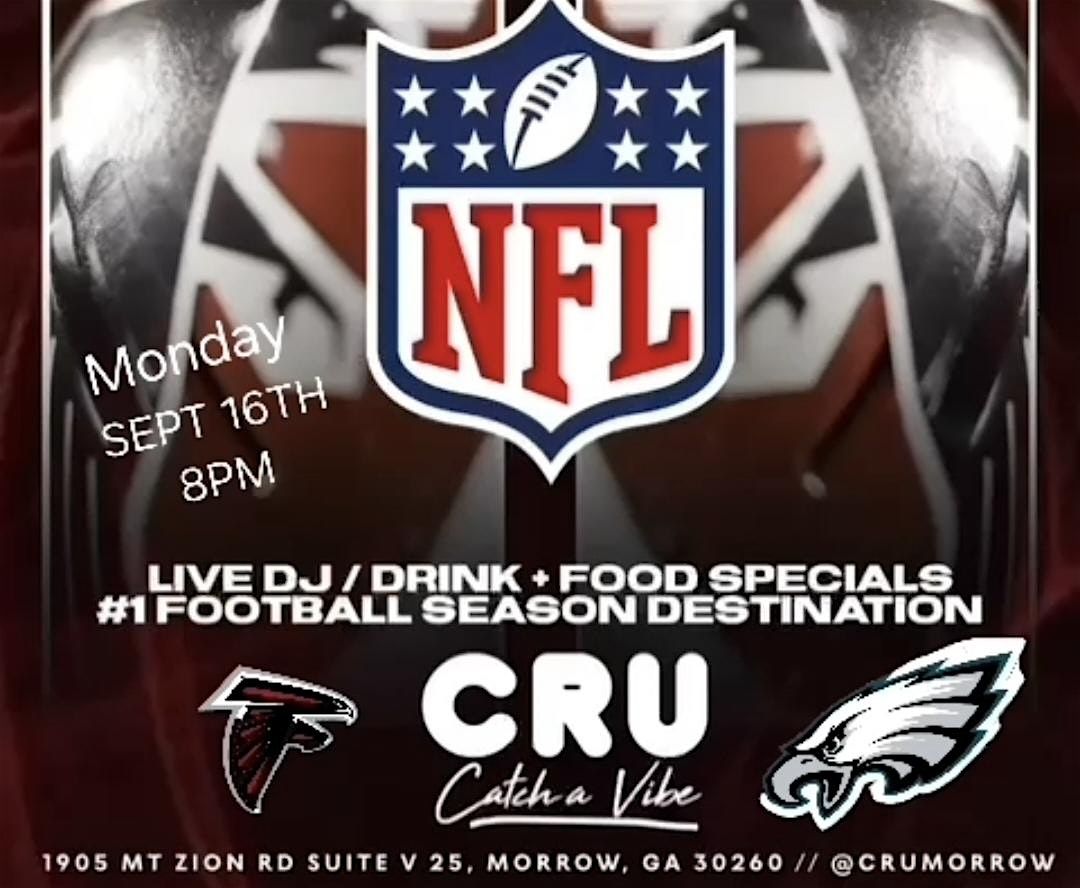 ATLANTA FALCONS VS  PHILADELPHIA EAGLES WATCH PARTY. FREE ENTRY RSVP