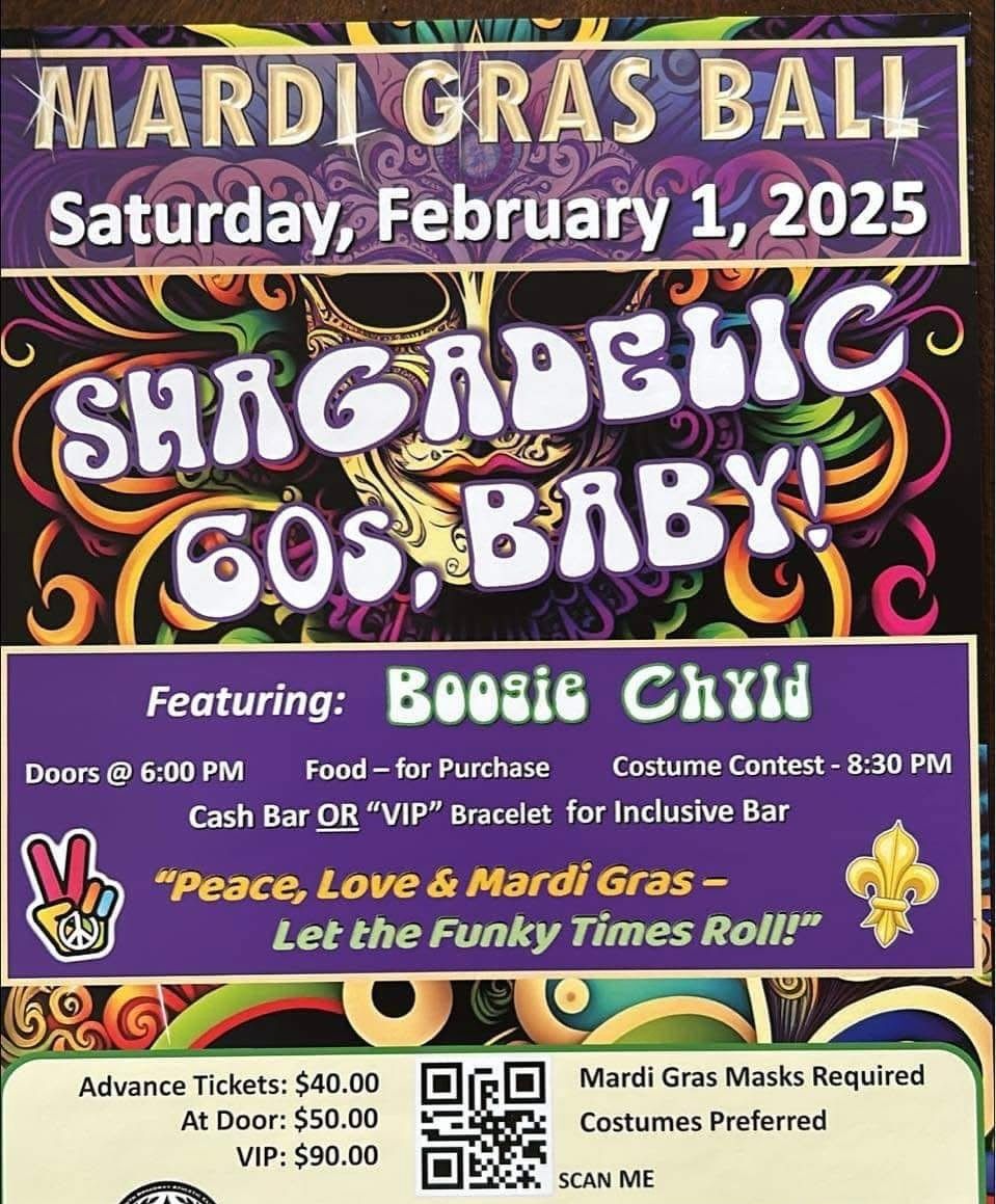 Shagadelic Mardi Gras Ball