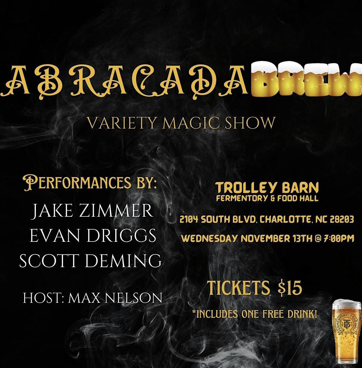 AbracadaBREW Variety Magic Show