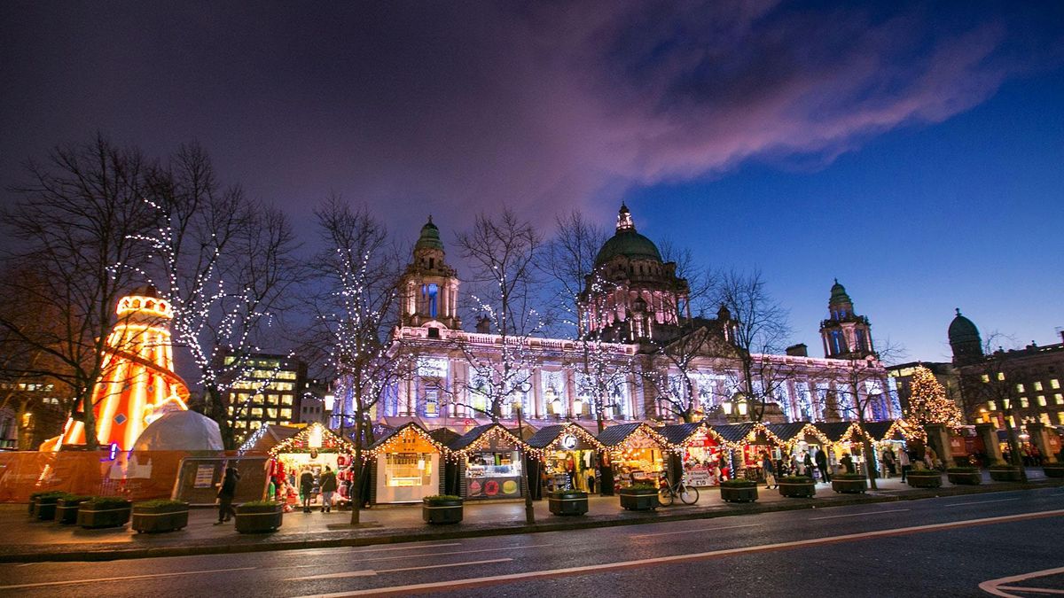 Belfast Christmas Markets, Belfast City Hall, 24 November 2021