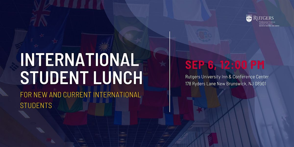 International Student Lunch + Mingle
