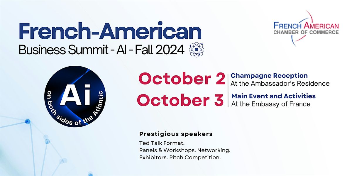 French-American Business Summit - AI - Fall 2024