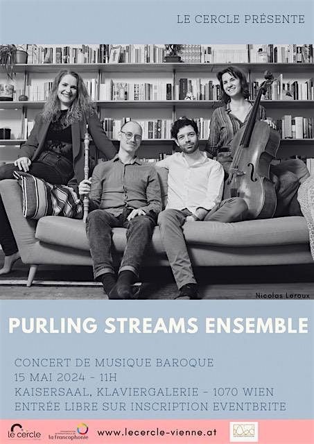 Concert comment\u00e9: Purling Streams Ensemble