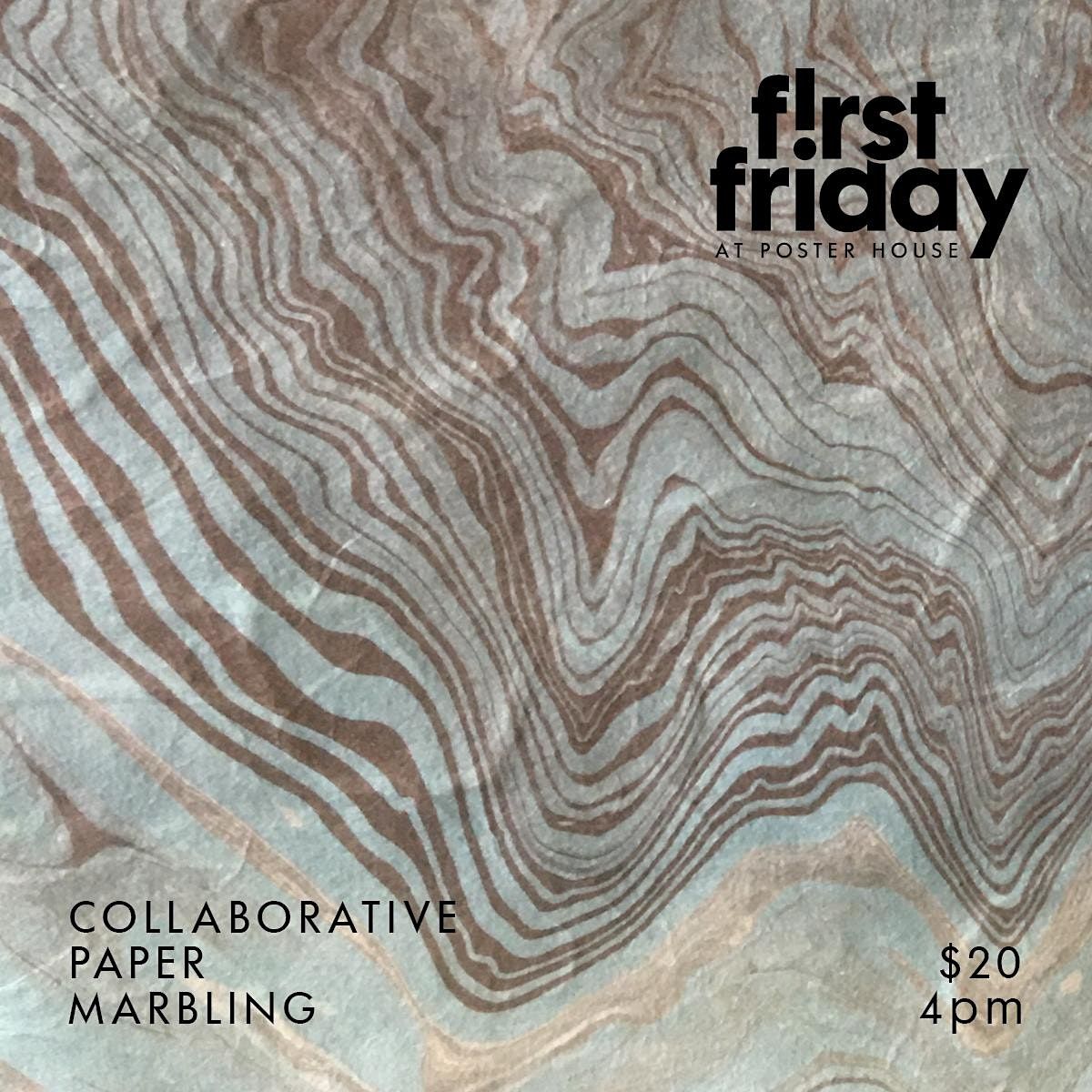 First Friday: Collaborative Paper Marbling