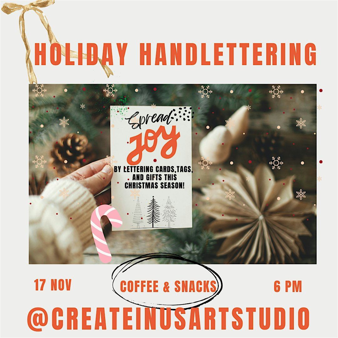 Holiday Hand Lettering with Andrea