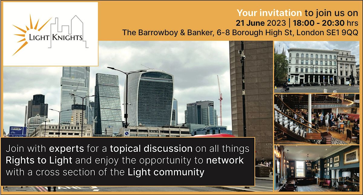 Rights to Light - answering 'hot topic' questions and networking evening