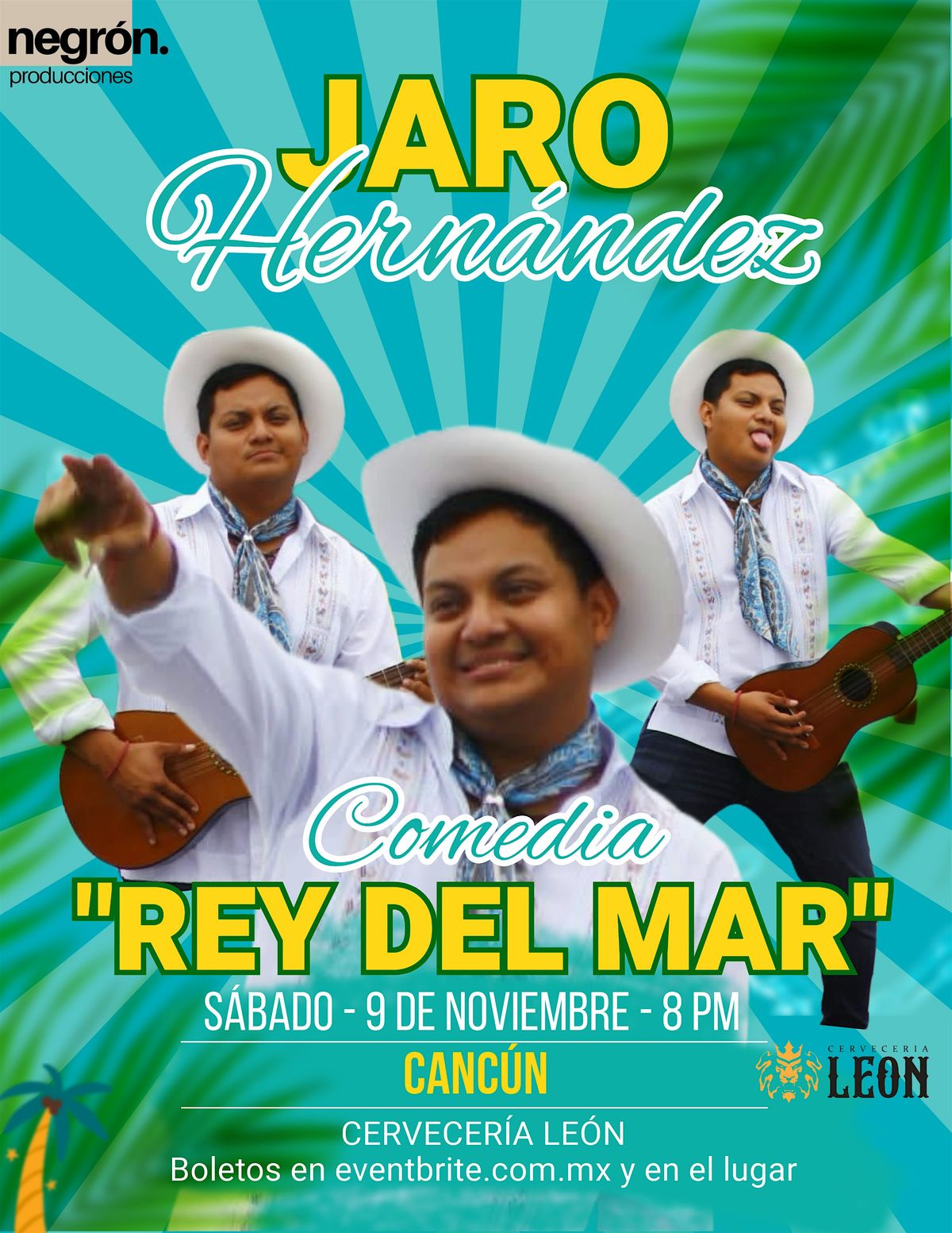 Jaro Hern\u00e1ndez presenta "Rey del mar" | Comedia | Canc\u00fan