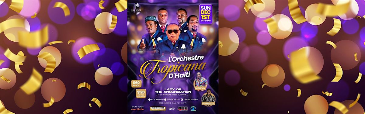 L'Orchestre Tropicana d'Haiti LIVE in Boston