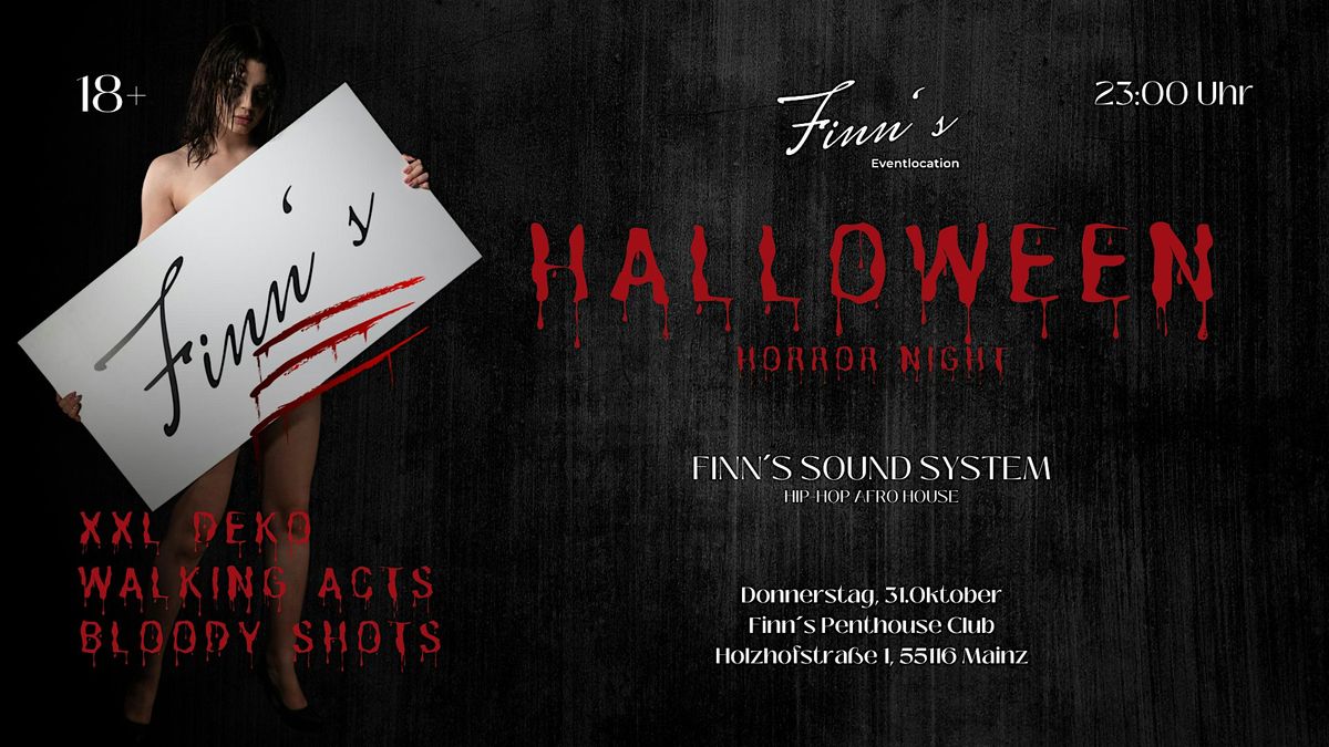 Die gr\u00f6\u00dfte Halloweenparty in Mainz | Finn\u00b4 s Penthouse Club