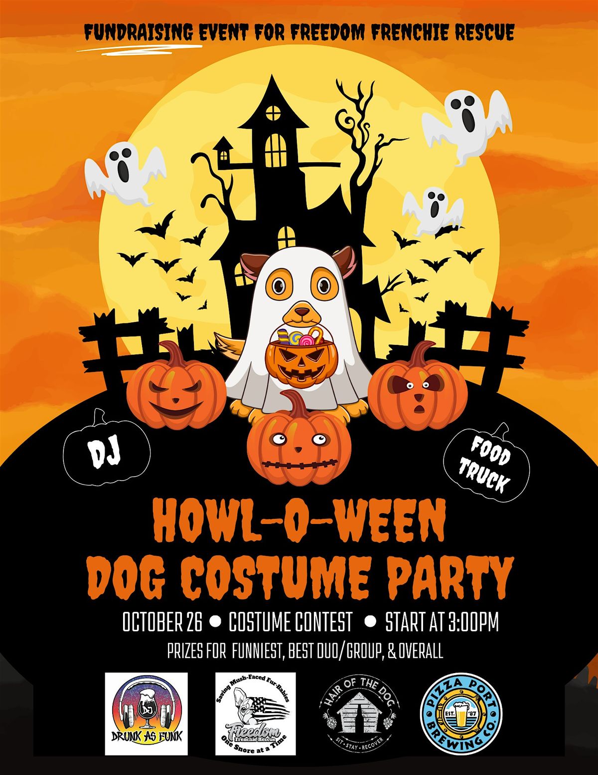 Howl-O-Ween Dog Costume Party