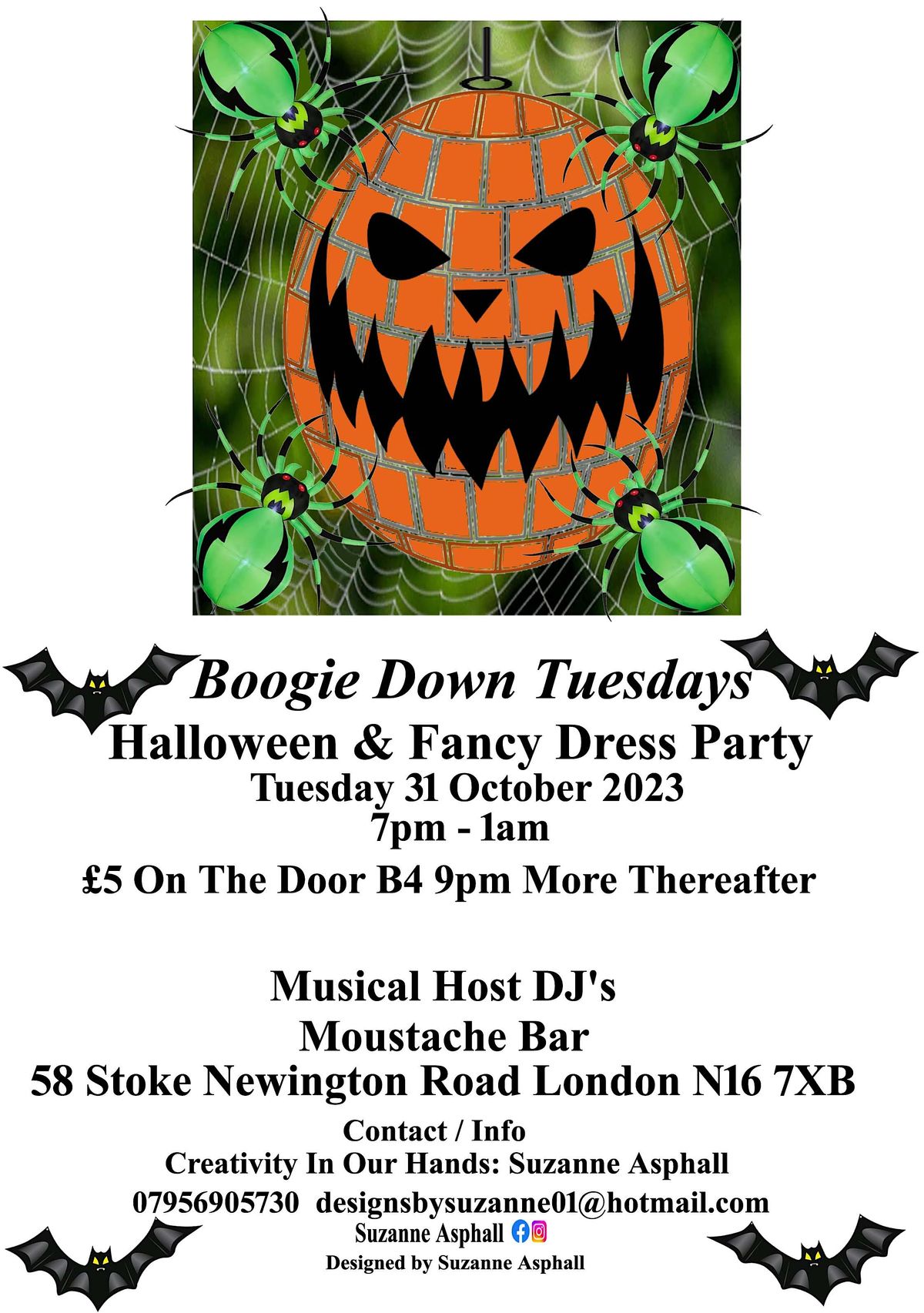 Halloween & Fancy dress Party.  (Boogie Down Tuesdays)
