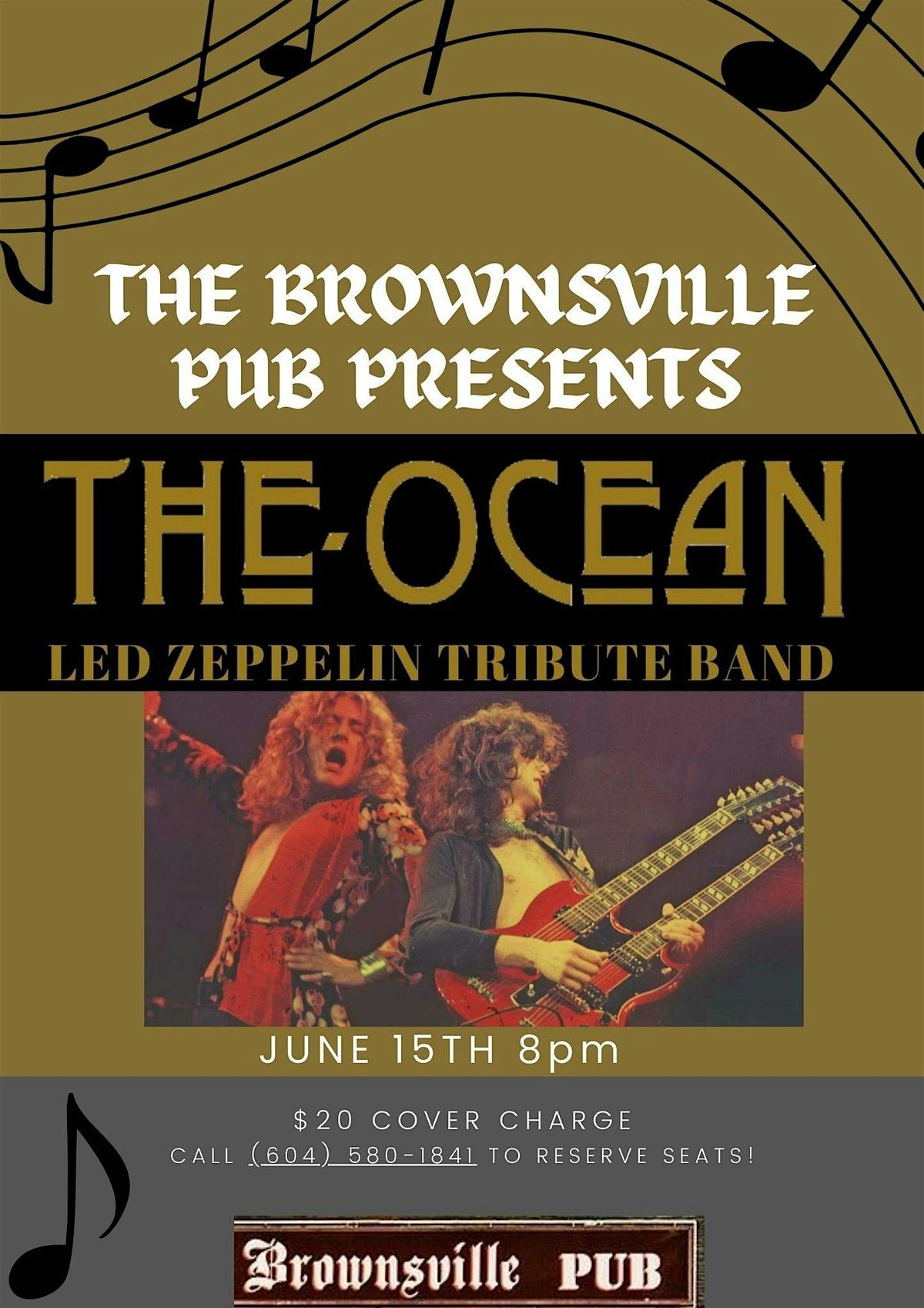 The Brownsville Presents: THE OCEAN- LED ZEPPELIN TRIBUTE