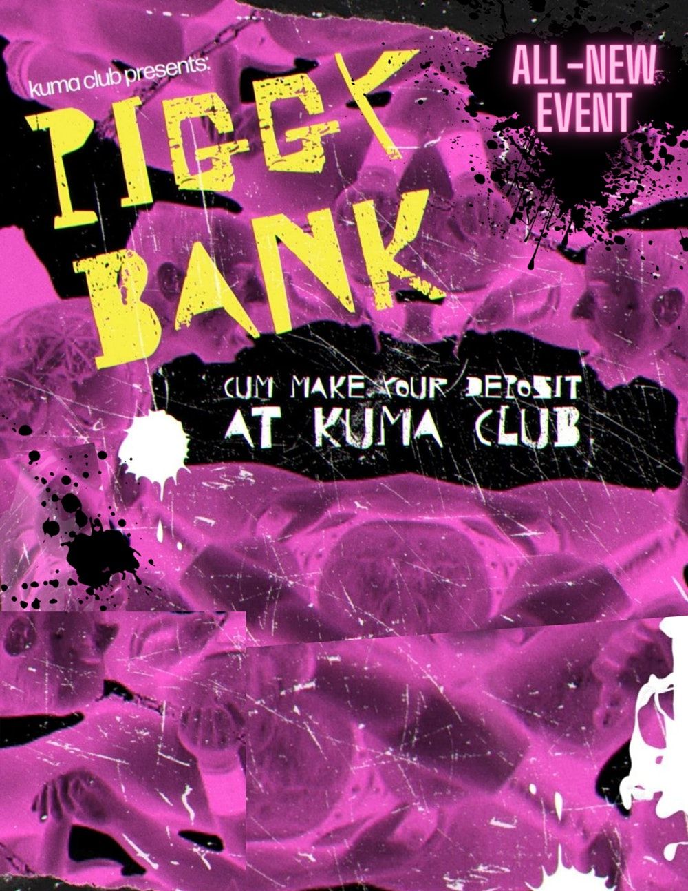 Piggy Bank, Kuma Health Club Las Vegas, 9 October to 9 April