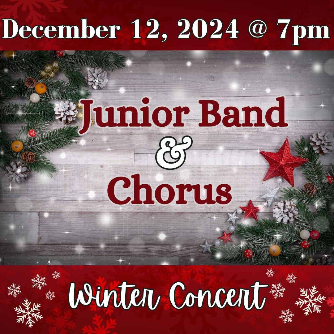 Junior Band & Chorus Concert